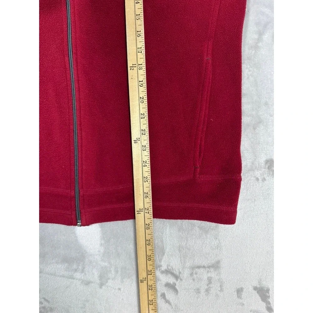 Greg Norman Fleece Jacket Red Five Iron‎ Full Zip Tasso Elba Mens Size M